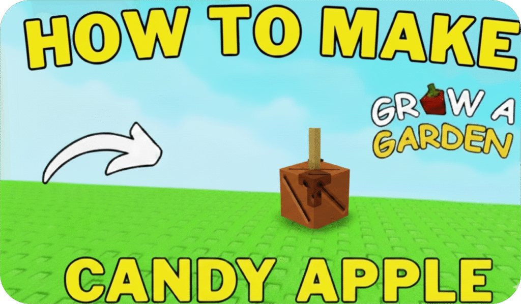 How to Make Candy Apple in Grow a Garden 1 How to make candy apple in grow a garden