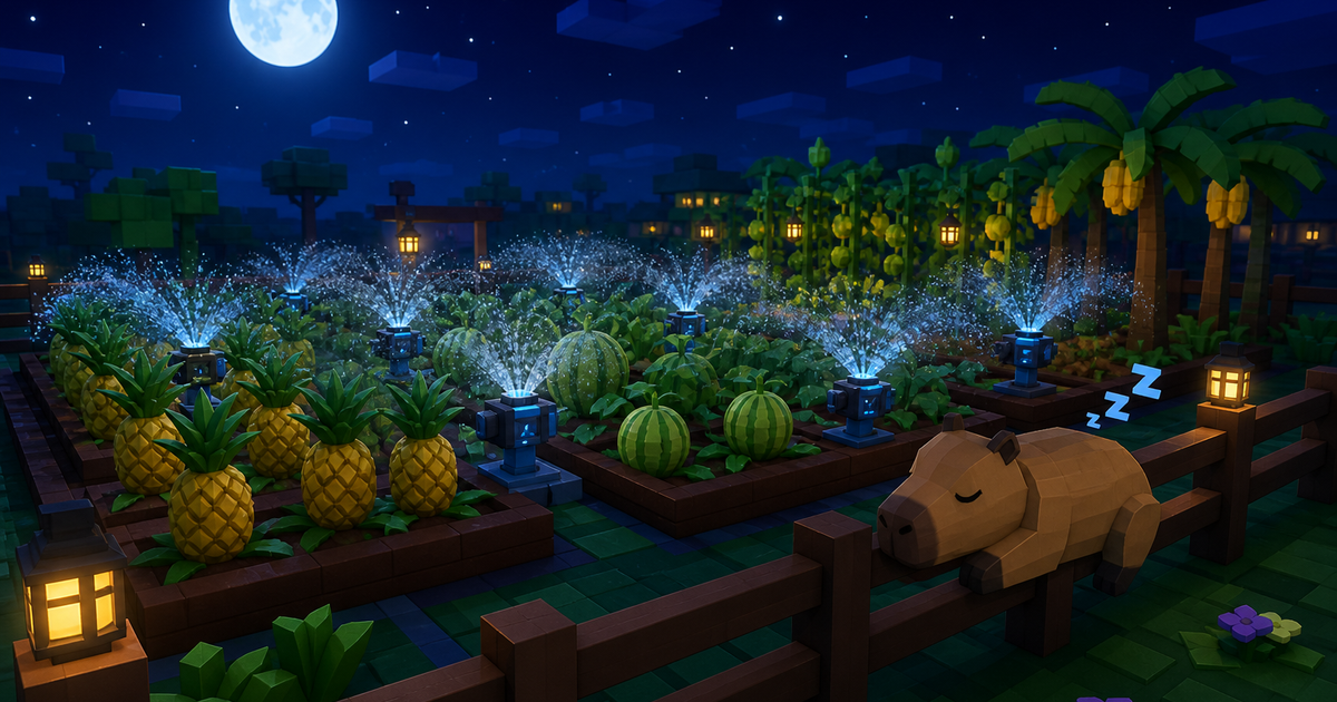 Grow a Garden AFK Farming Guide 2 afk farming in grow a garden - overnight idle setup illustration