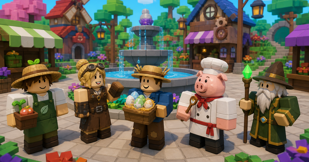 All NPCs in Grow a Garden (Complete Guide) 2 all npcs in grow a garden - village hub merchant roster illustration
