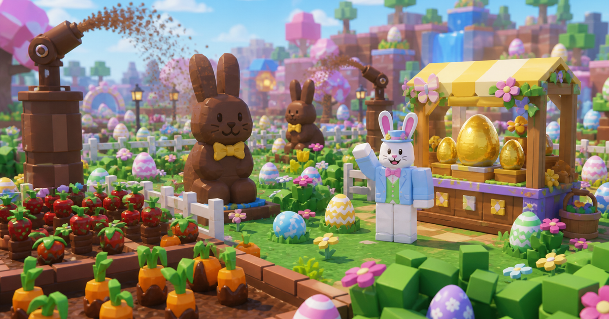 Grow a Garden Easter Event Guide 2 grow a garden easter event guide - choc coins and golden egg illustration