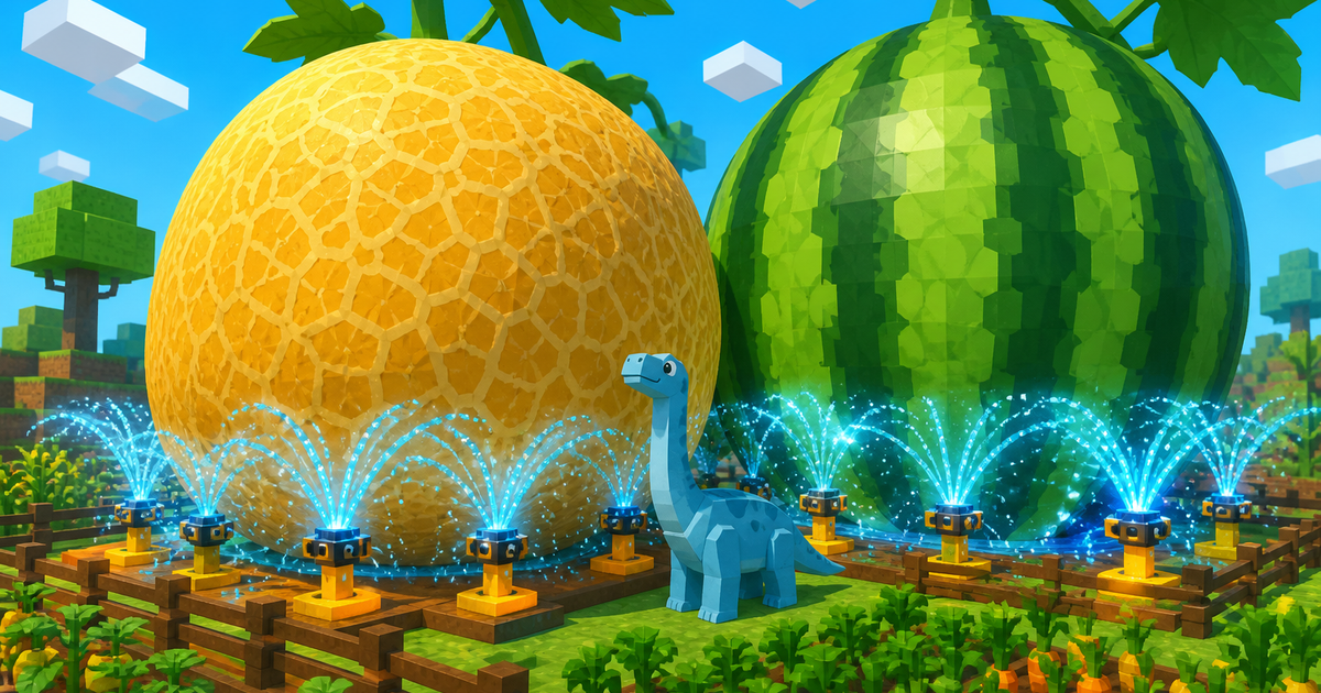 Grow a Garden Giant Crops Guide 2 giant crops in grow a garden - heavy crop weight illustration