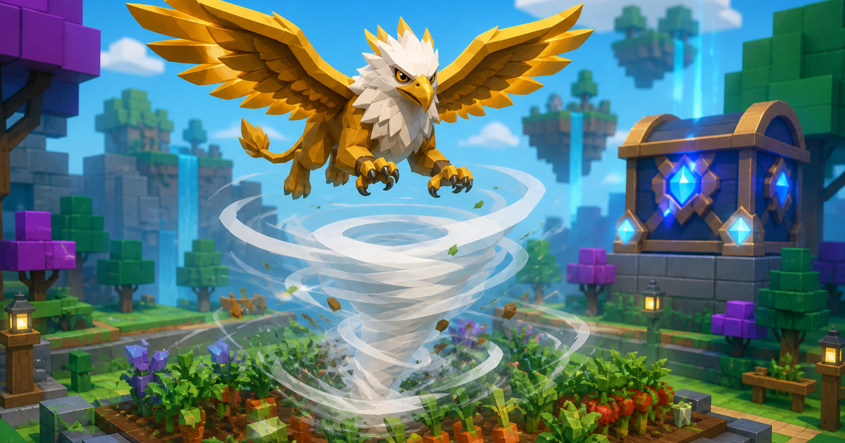 Grow a Garden Griffin Pet Guide 2 griffin pet grow a garden - cyclonic mutation tornado illustration
