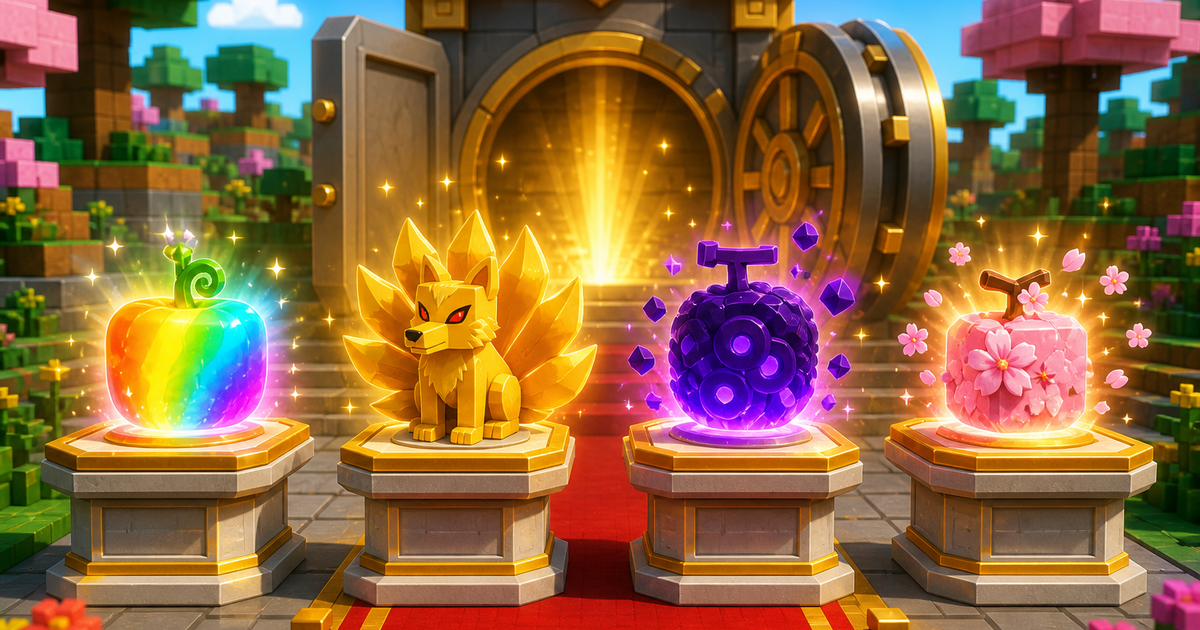 Most Valuable Items in Grow a Garden 2 most valuable items in grow a garden - treasure vault illustration