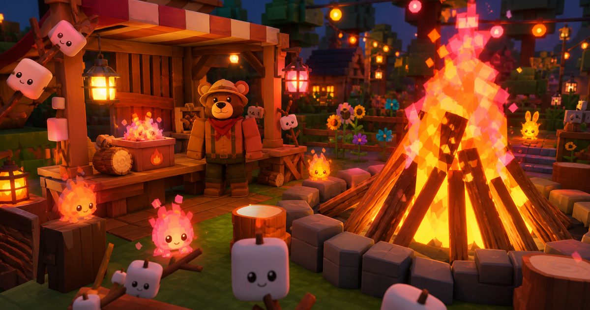 Grow a Garden Summer Campfire Event Guide 2 grow a garden summer campfire event - ember workshop illustration