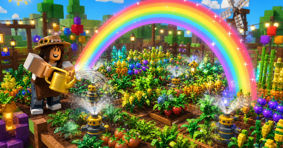 Grow a Garden Watering Wednesday Guide 2 watering wednesday grow a garden - mid week admin session illustration